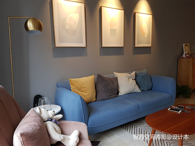 万科理想城原木北欧软装案例-11