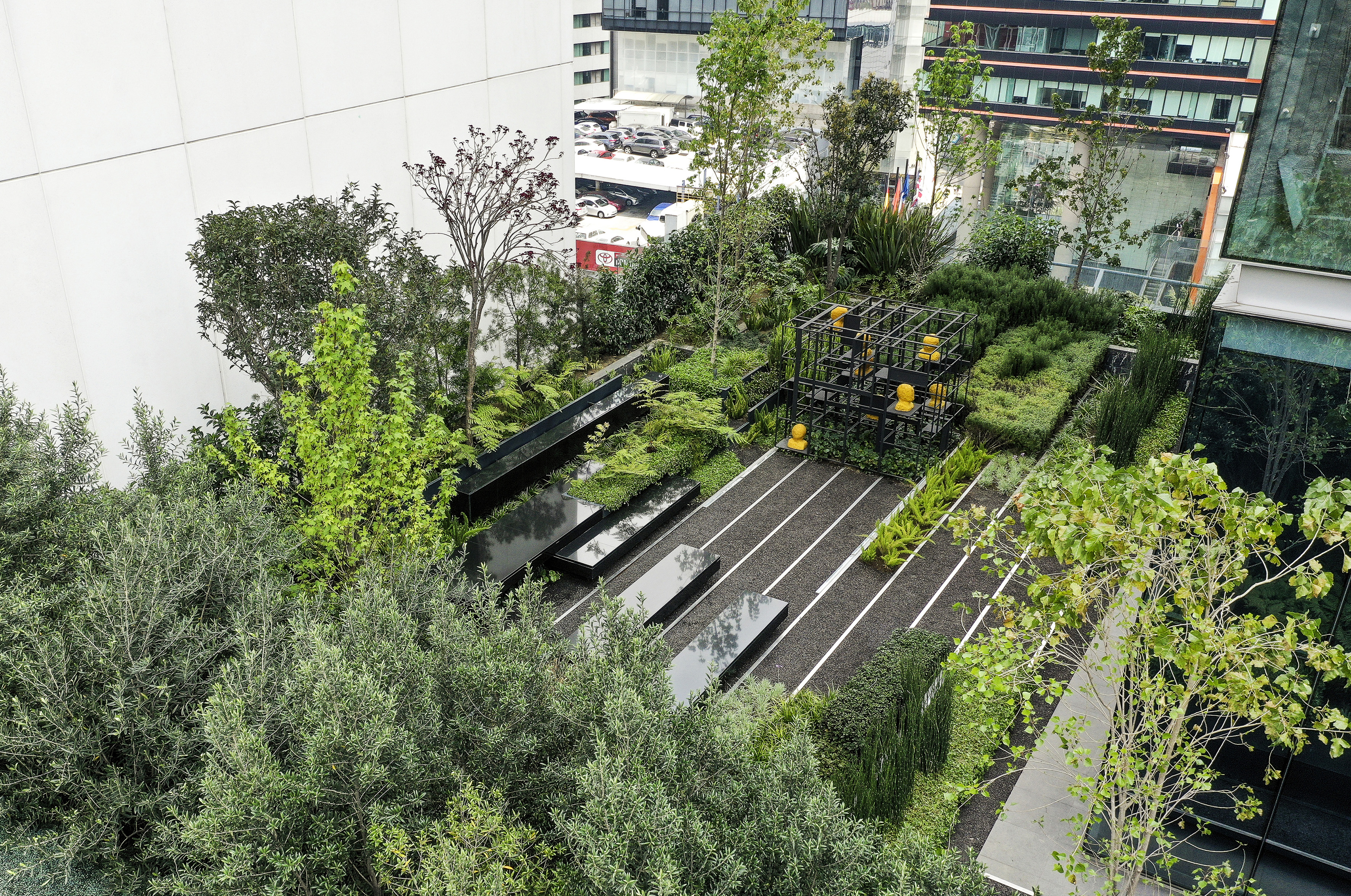 roof garden for a sculpture in Santa Fe, México City | DLC Architects-7