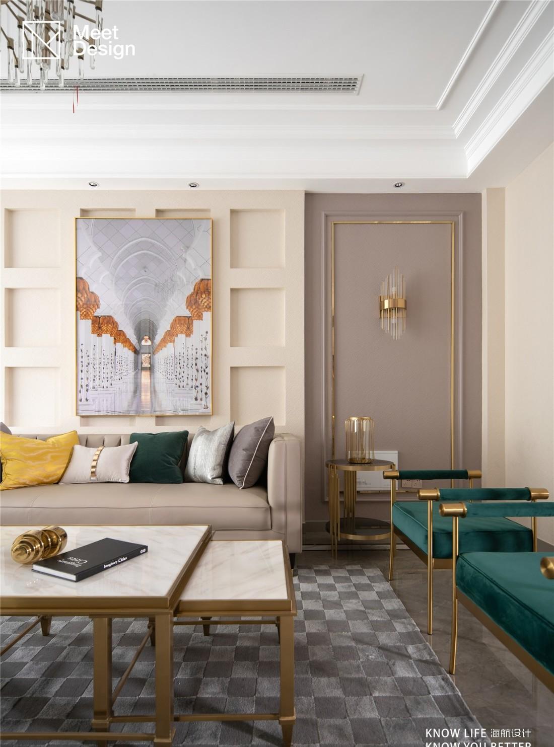 美式轻奢别墅设计,优雅精致生活空间-11