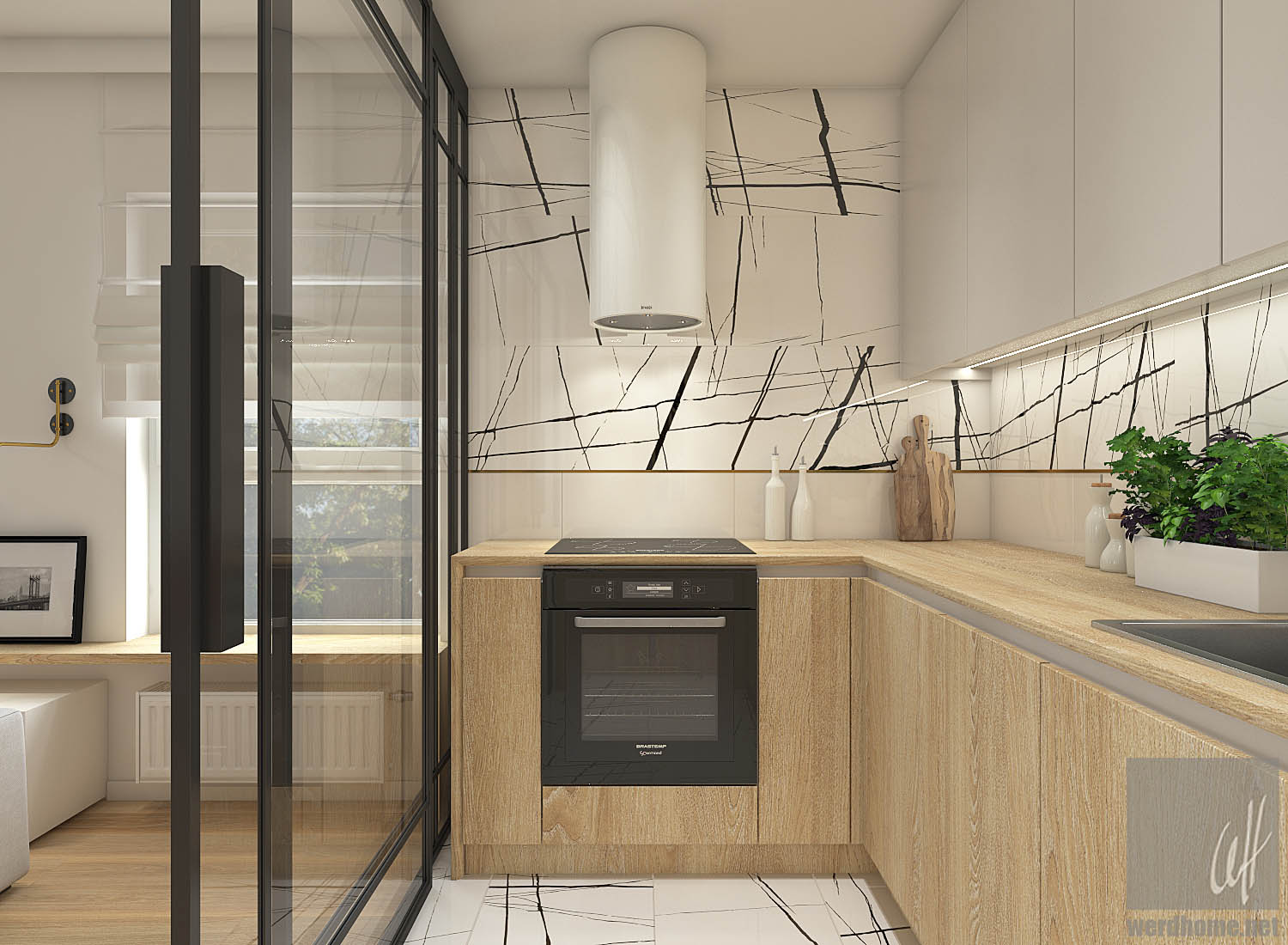 WERDHOME | Mieszkanie w Krakowie - projekt wnętrza-9