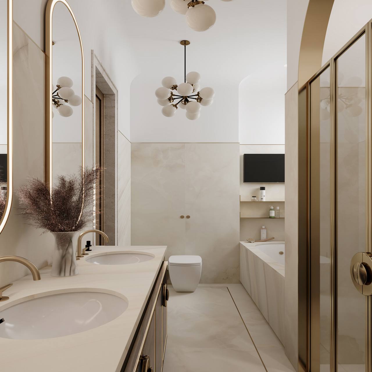 金色和白色搭配出高级感 | DE＆DE-25