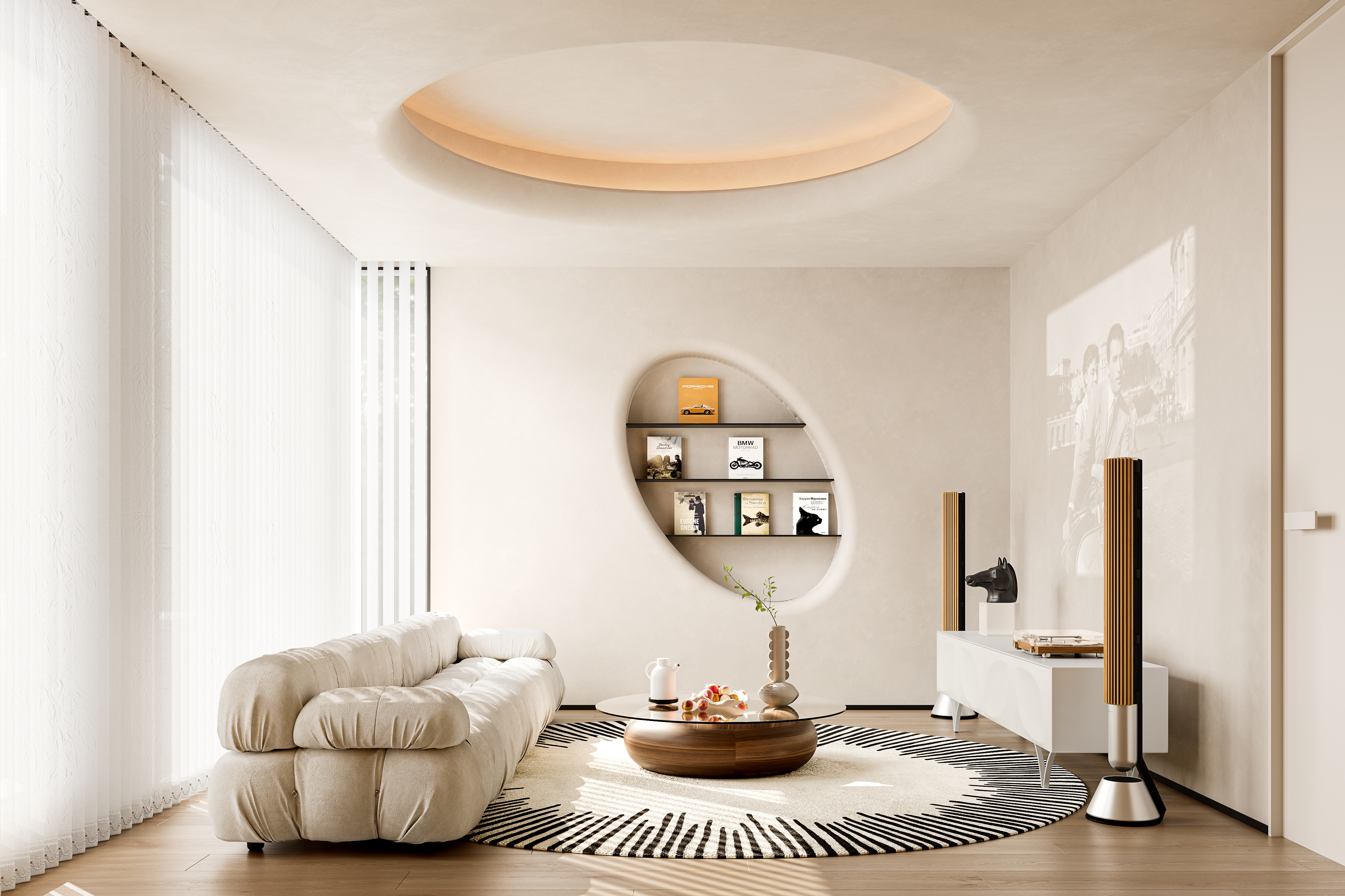 侘寂奶油风别墅-8