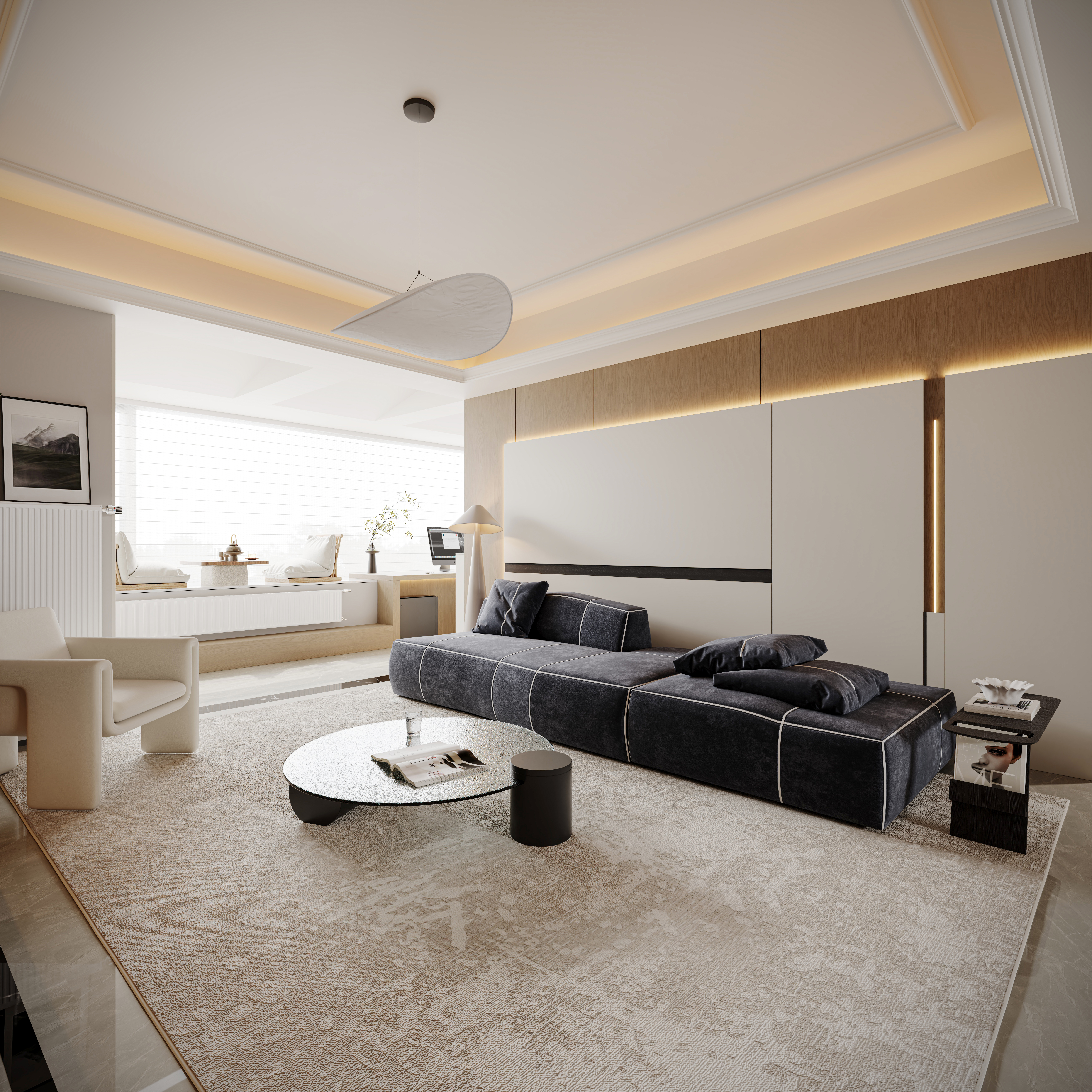 近期渲染 精装房平层-13