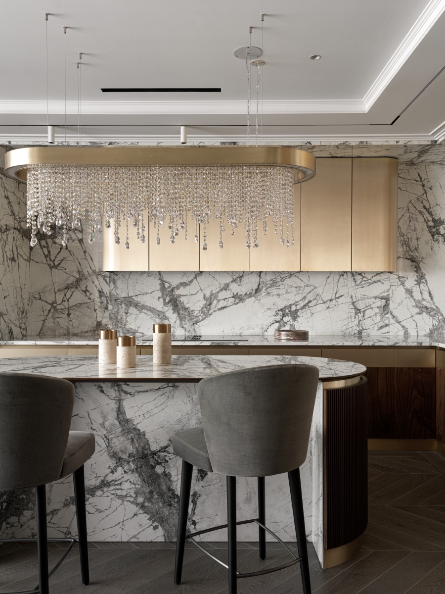 家庭奢华:适合家庭的公寓精美内饰设计-6