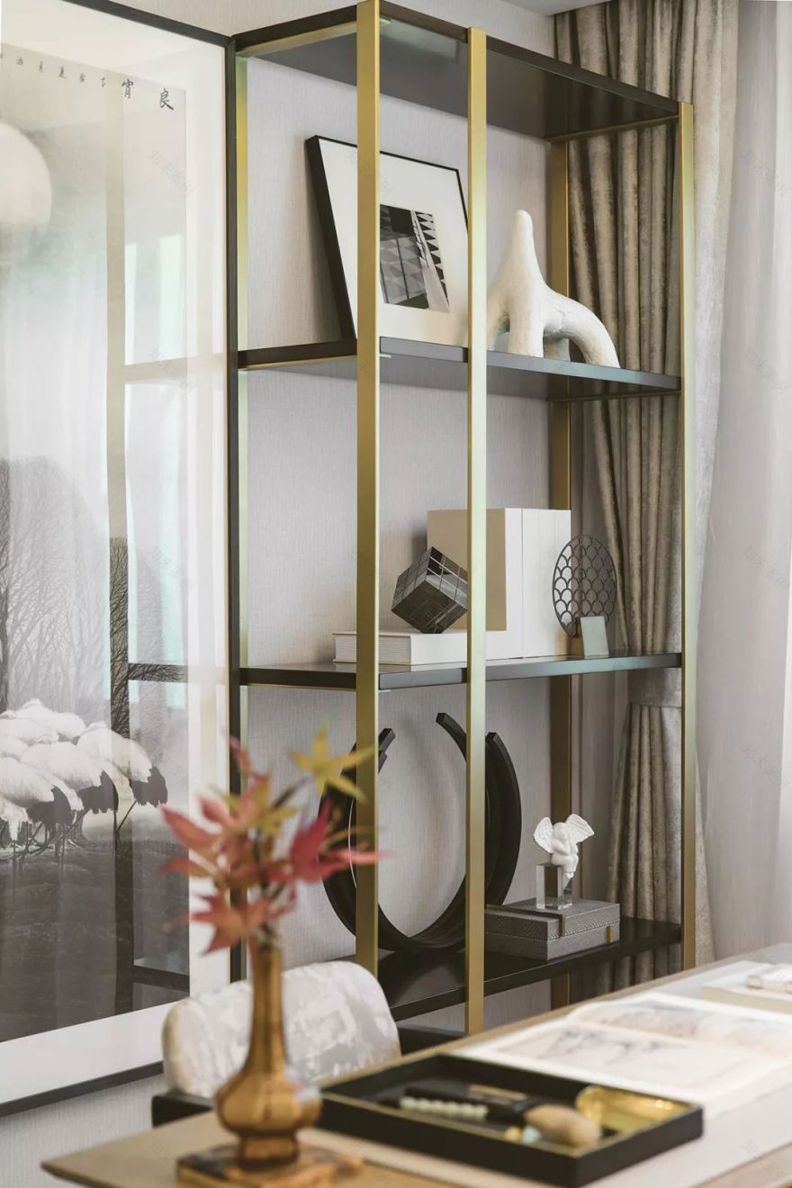 温岭·宝龙广场样板房 | 现代中式家居的静谧隐世空间-17