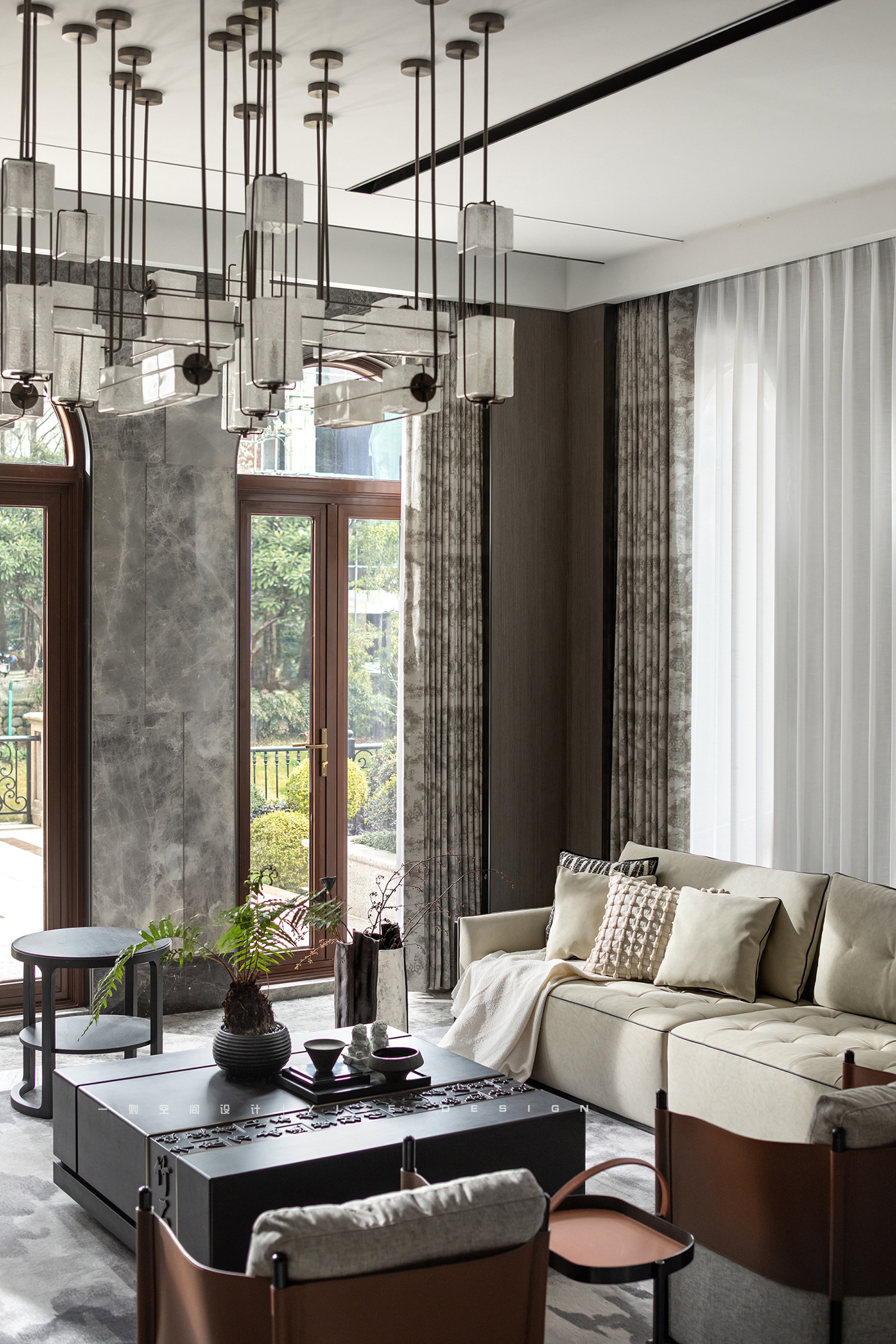 杭州别墅现代中式设计丨中国杭州丨赵艺哲设计工作室-43