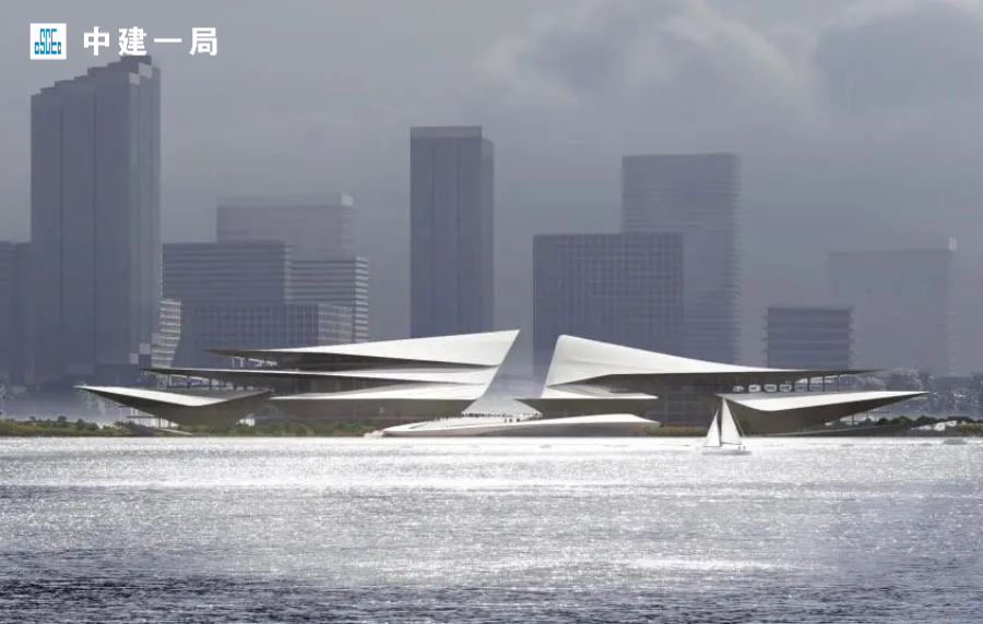 三亚新地标！中建一局承建的海南国际文化交流中心项目建设加速推进-70