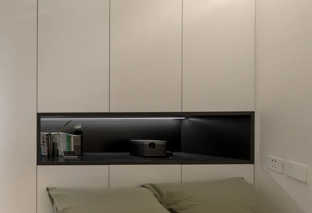 45㎡现代精英家庭居室,收纳空间焕然一新-79