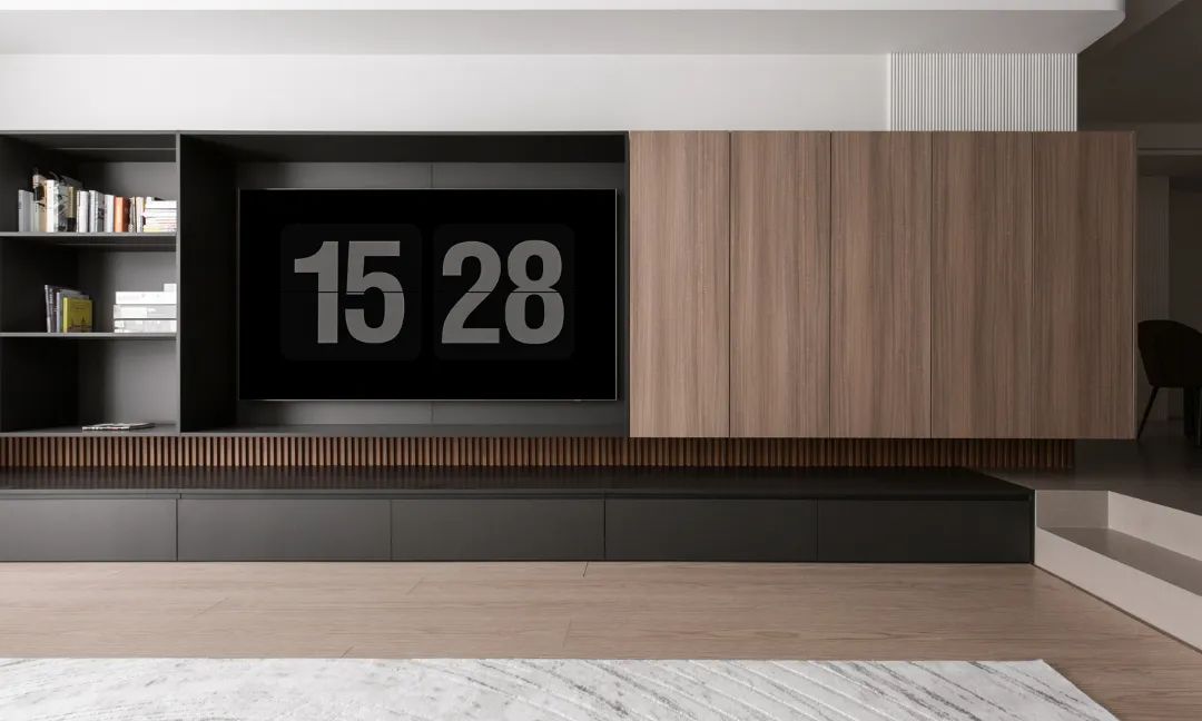 158㎡全承重墙老三居的现代简约设计丨研筑国际室内设计事务所-6