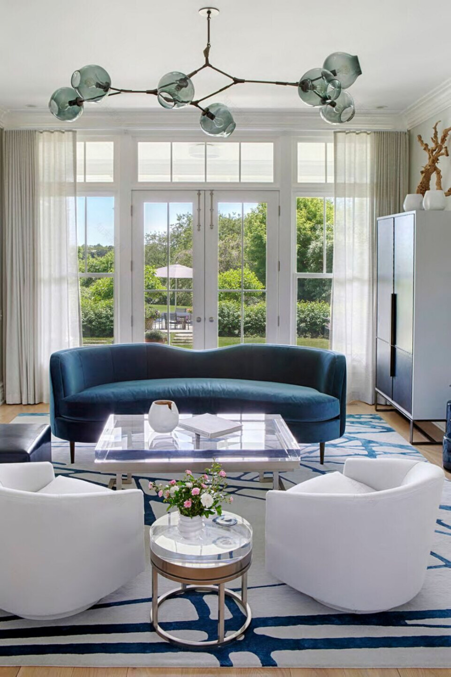 纽约汉普顿度假别墅,打造清新海洋风-94