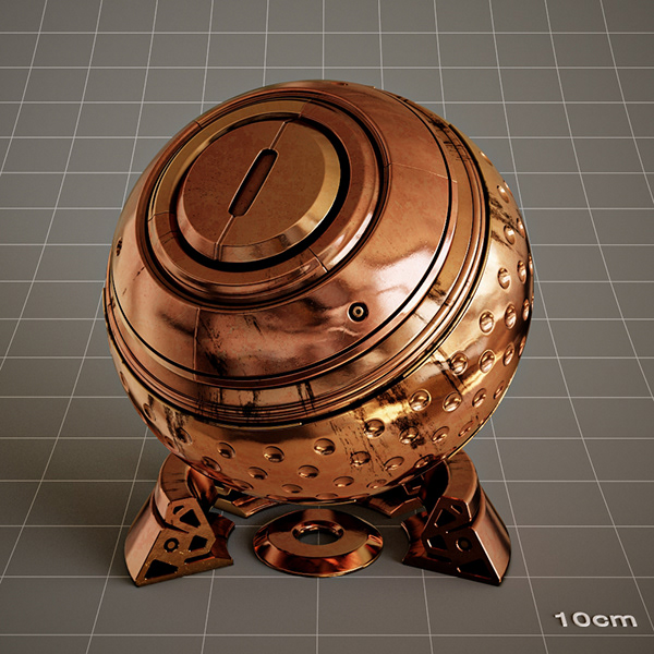Redshift 材质库 C4D  金属包-13