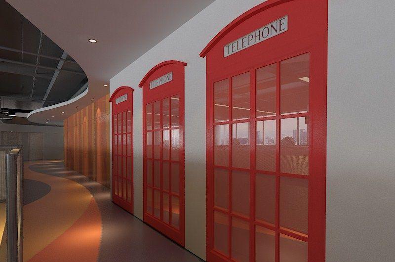 北京CBD现代简约办公空间设计-8