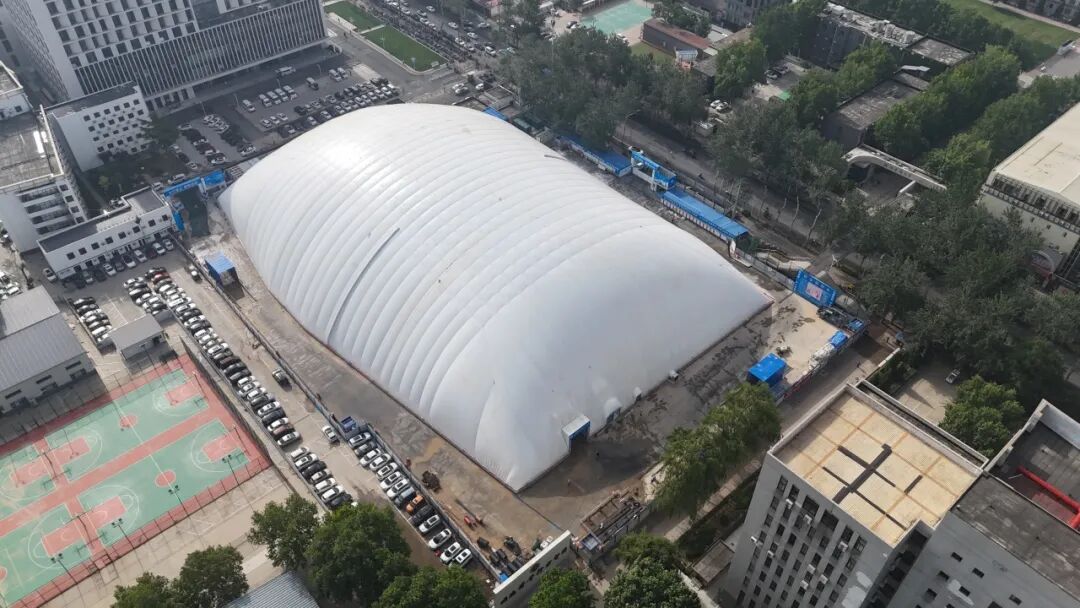 告别“灰头土脸”，基坑气膜让工地秒变“绿色城堡”-29