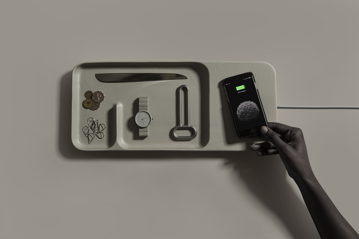 陶瓷充电储物托盘，意大利 /  Layer x Bitossi Ceramiche-2