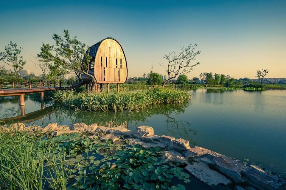 扬州三湾生态中心 | 古运河畔的绿色人文景区-45