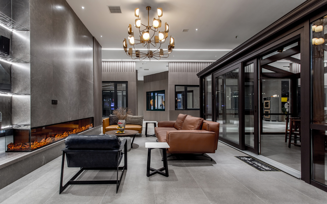 实景新作 / 商业空间 /400㎡系统门窗店，拒绝繁复堆砌的店面空间形式表现-24