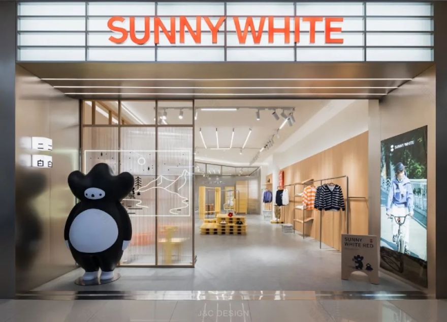 SUNNY WHITE RED 店铺设计丨中国济南丨及上室内设计事务所-15
