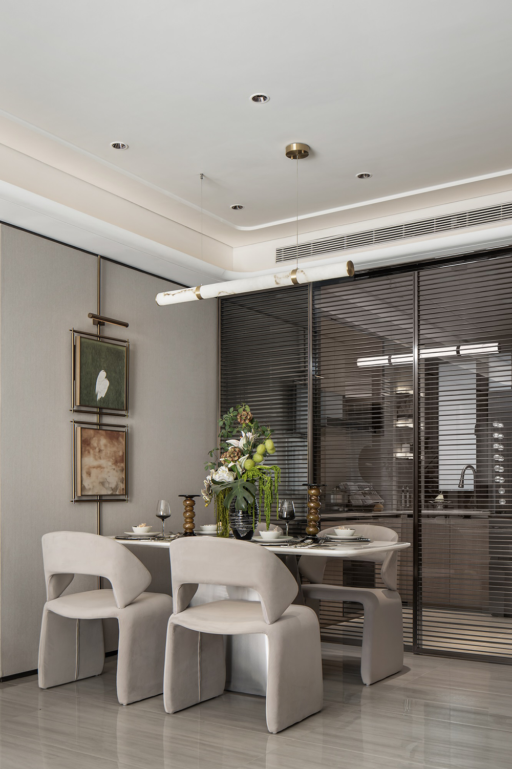 孝感九烨鼎观如院小区大堂,样板间丨中国孝感丨太谷形上-60