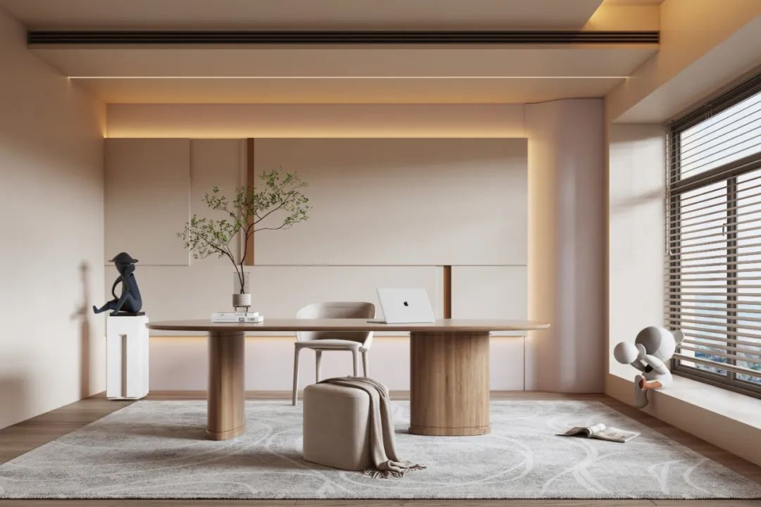 奶油色的温柔 · 打造治愈系的家居空间丨紫苹果装饰-46