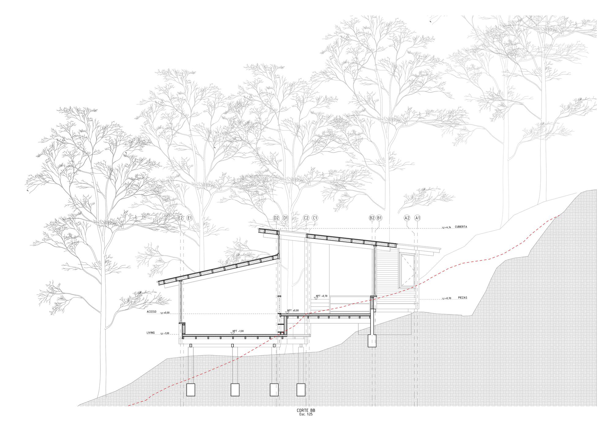 画廊住宅丨智利丨Antonia Cabezón,Pabla Amigo-30
