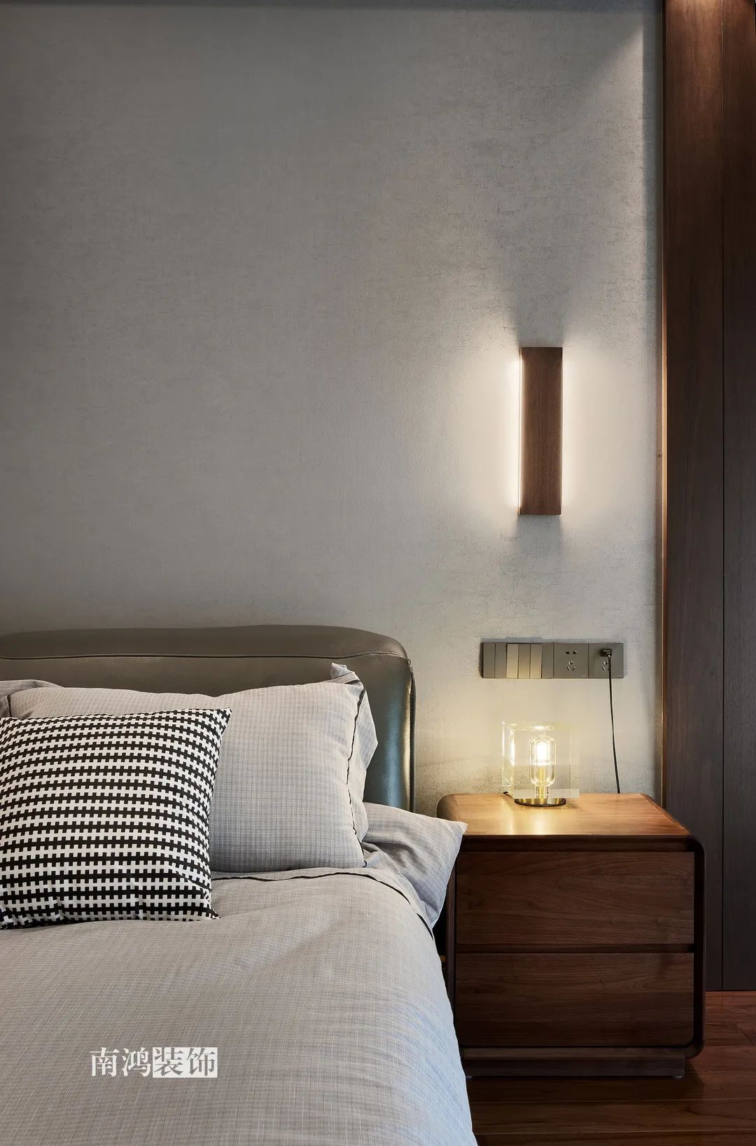 胡桃木风情 · 现代风格三室两厅设计丨浙江南鸿装饰-59