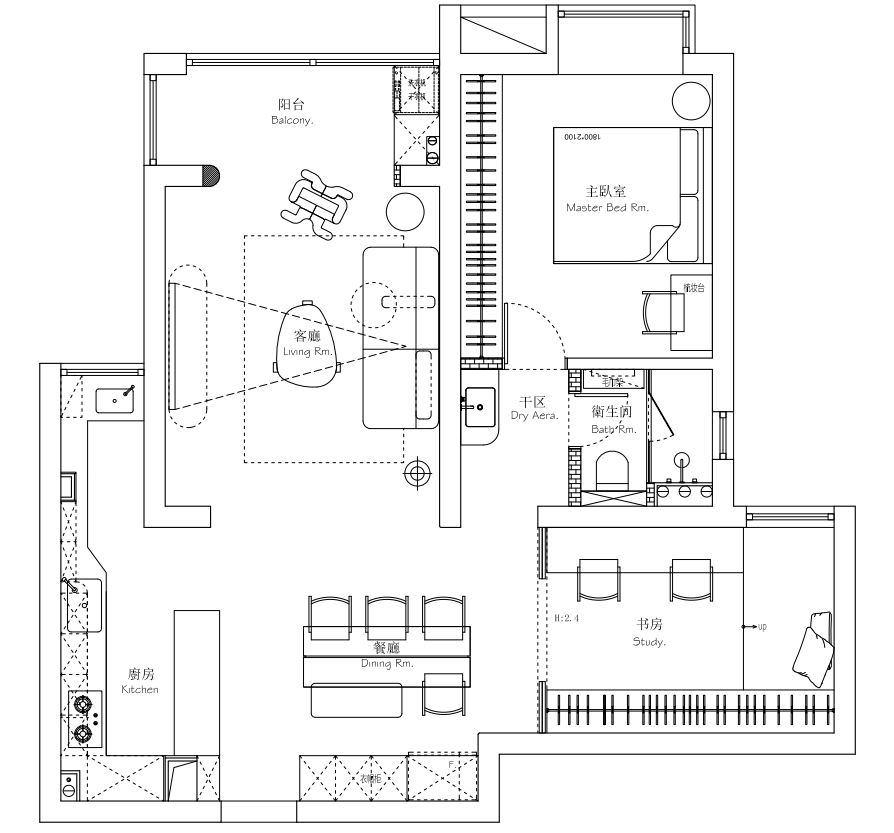 90㎡南洋风|自然复古+慵懒格调，宅家如度假！-9