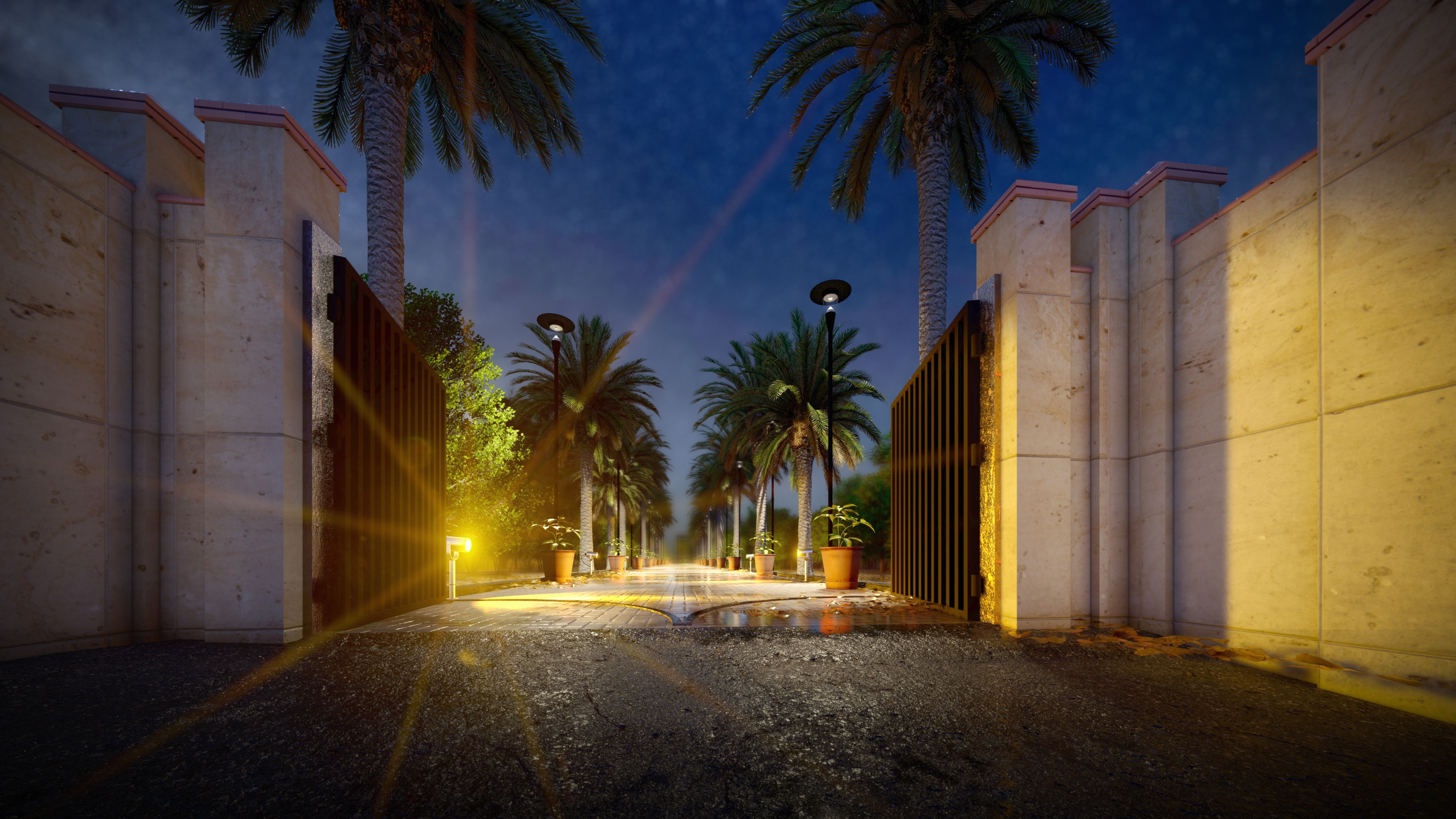 Farm 景观设计（夜景）-2