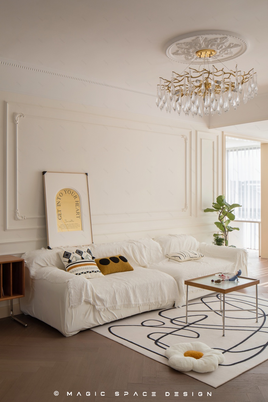 暖阳下的温柔轻法式丨麻吉家装定制-11