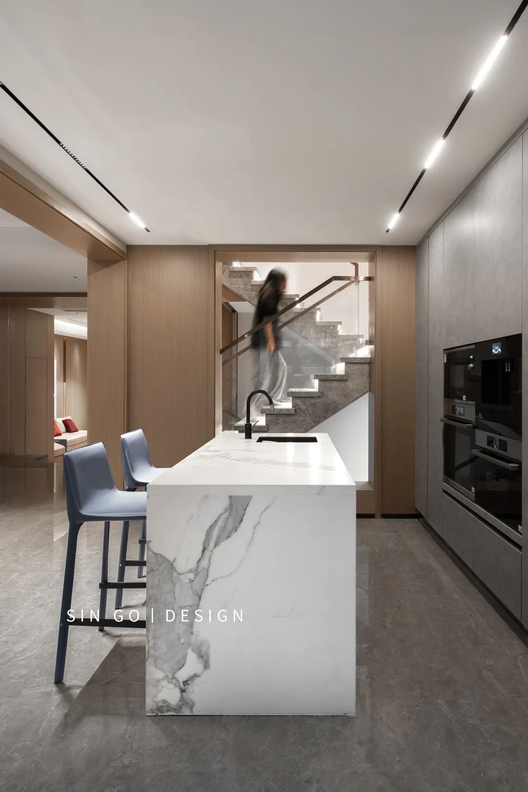 世茂湖滨现代温馨之家丨星杰国际设计-38