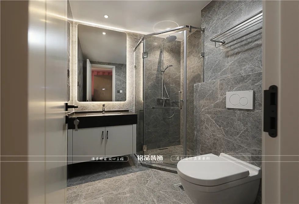 现代轻奢大跃层丨铭品装饰-57