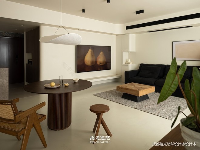 90万元复式180平米装修案例_效果图 - 极简与自然,抚慰心灵的轻侘寂居所 - 设计本-28