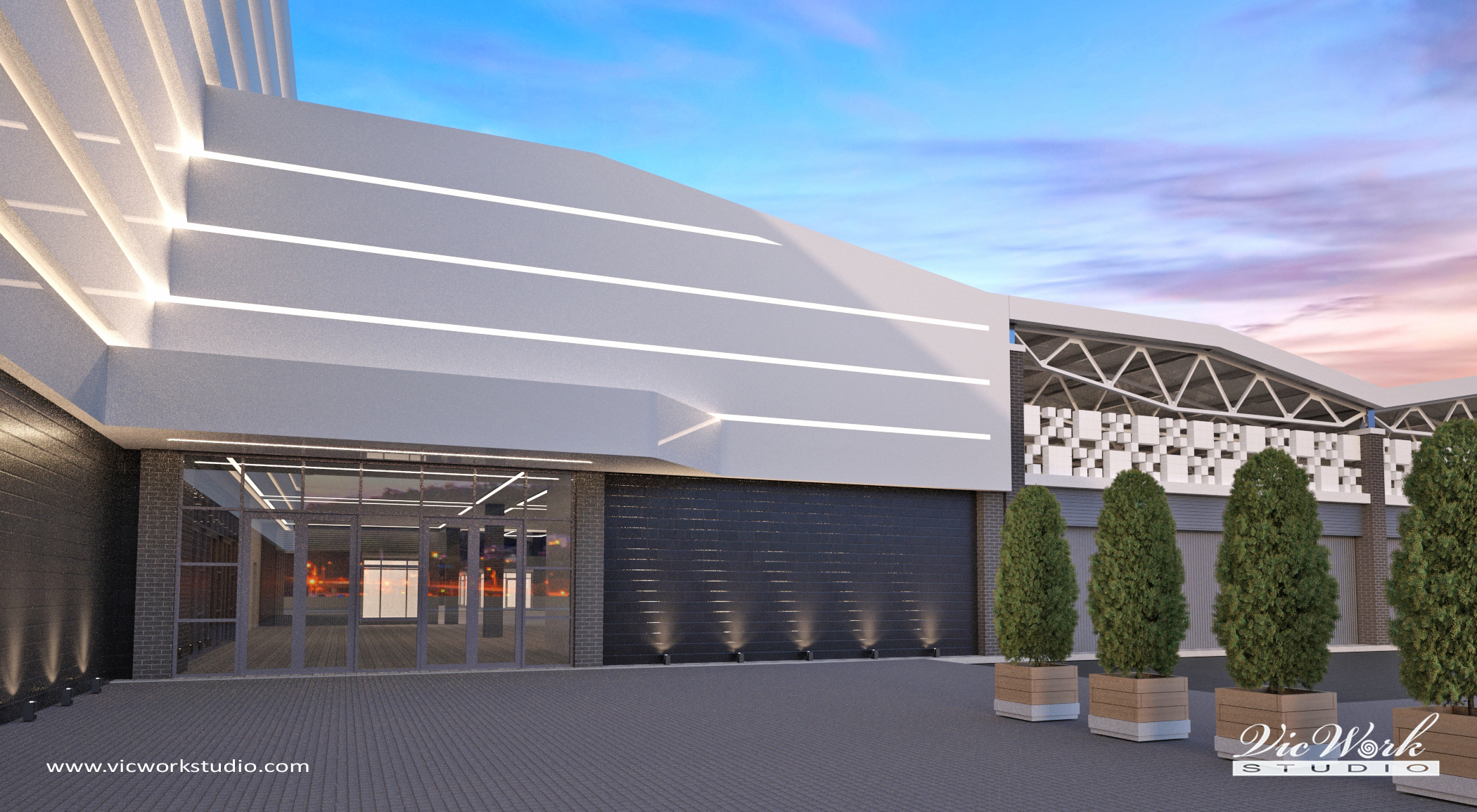 概念设计 | vicworkstudio 的 25000 平方英尺--100000 平方英尺覆盖市场-7