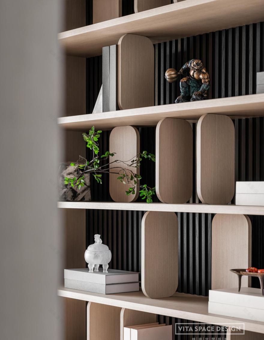 半岛城邦 138㎡原木风样板间丨维塔空间设计-46