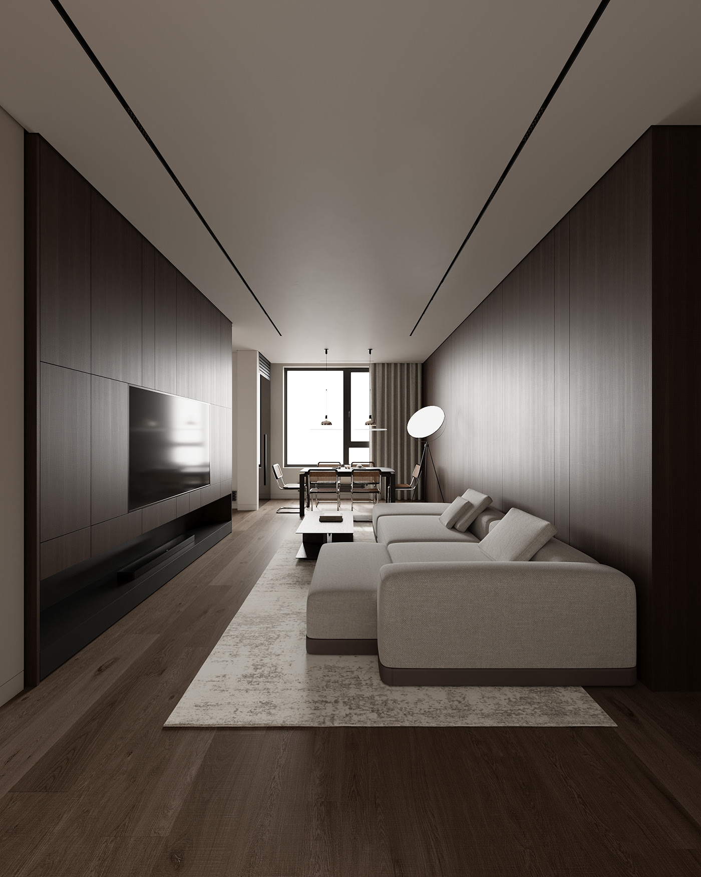 胡桃木灰调空间-1