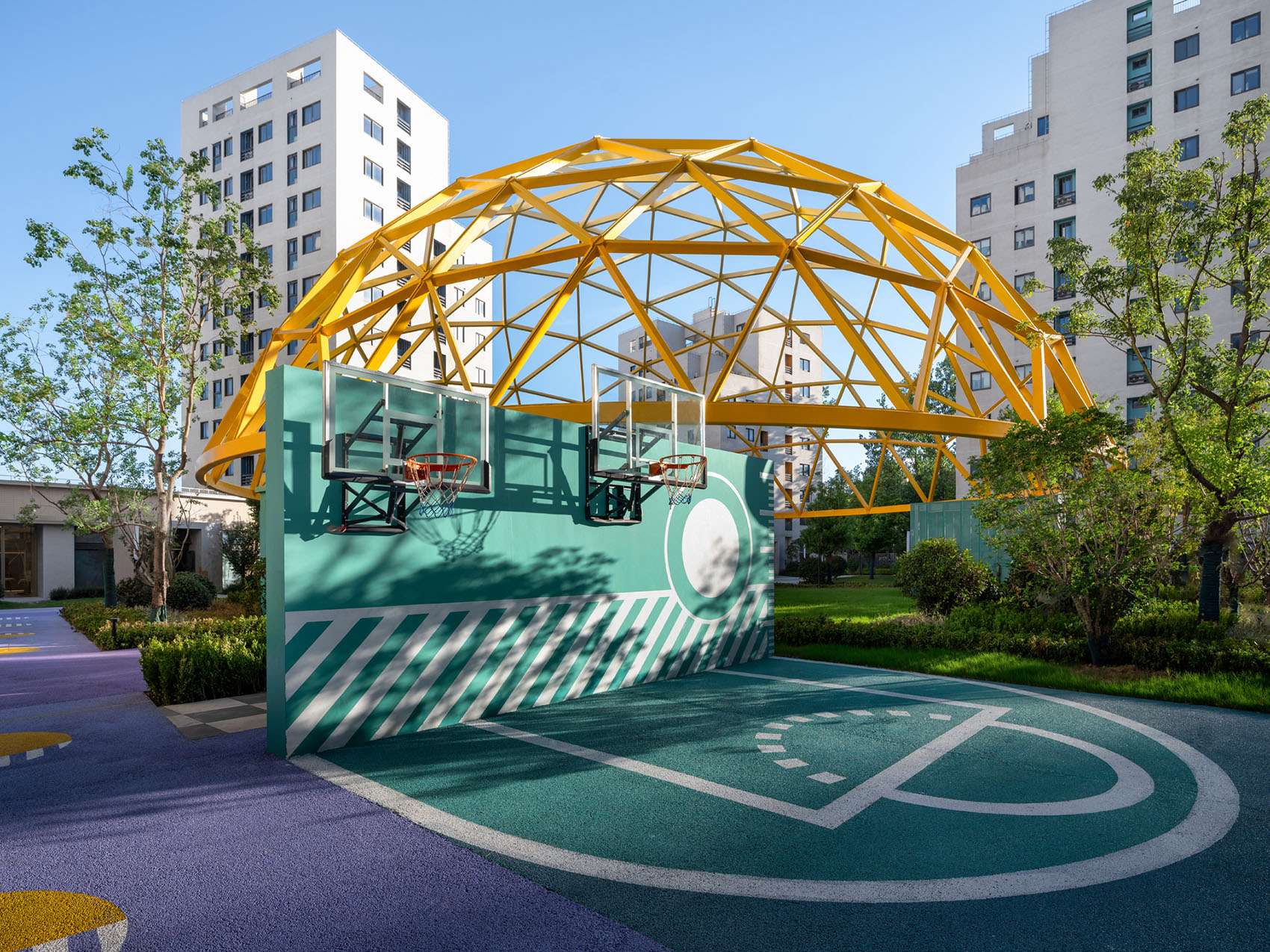 超级月亮 + 地核绿洲·上海阡集•创社区景观更新丨中国上海丨BAM百安木-11