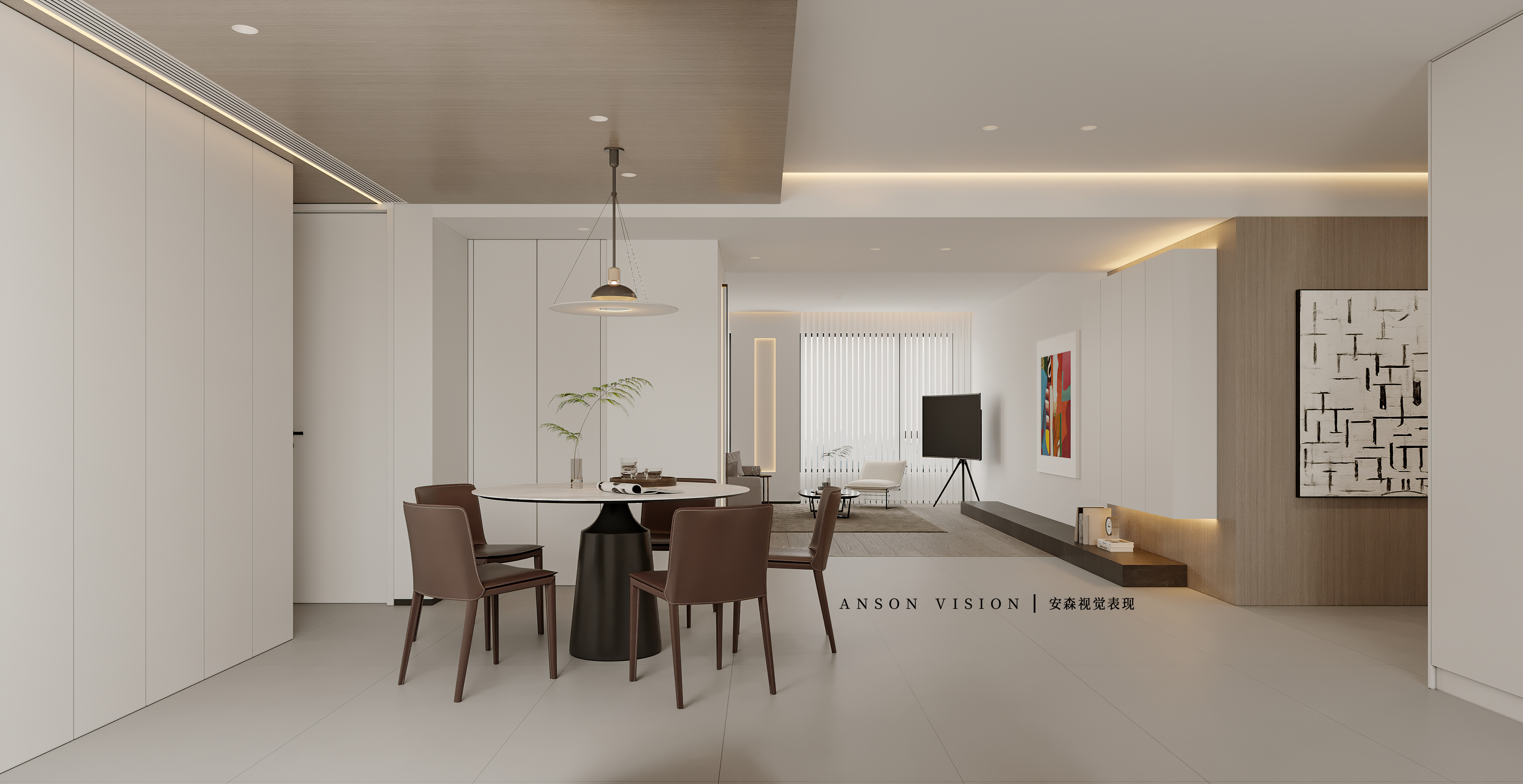 现代极简住宅丨Ansonvision·蒙头睡-6