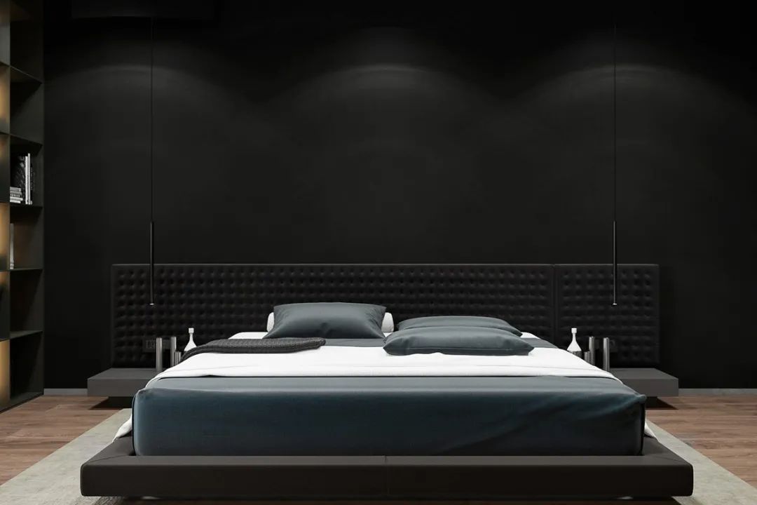 现代简约风暗色系混凝土住宅-14