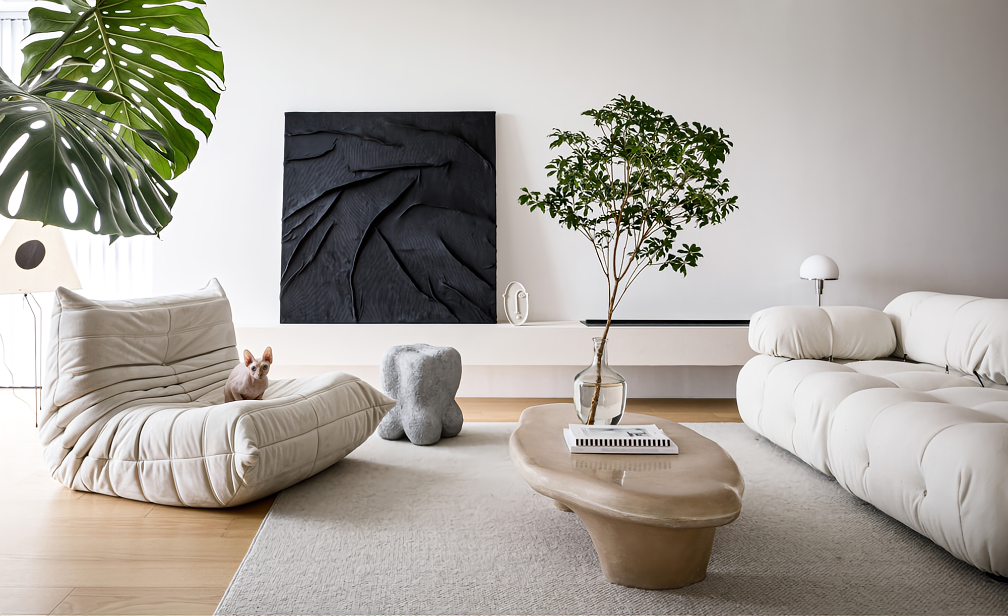 绿植光影有温度的家丨中国北京丨NOTHING DESIGN-11