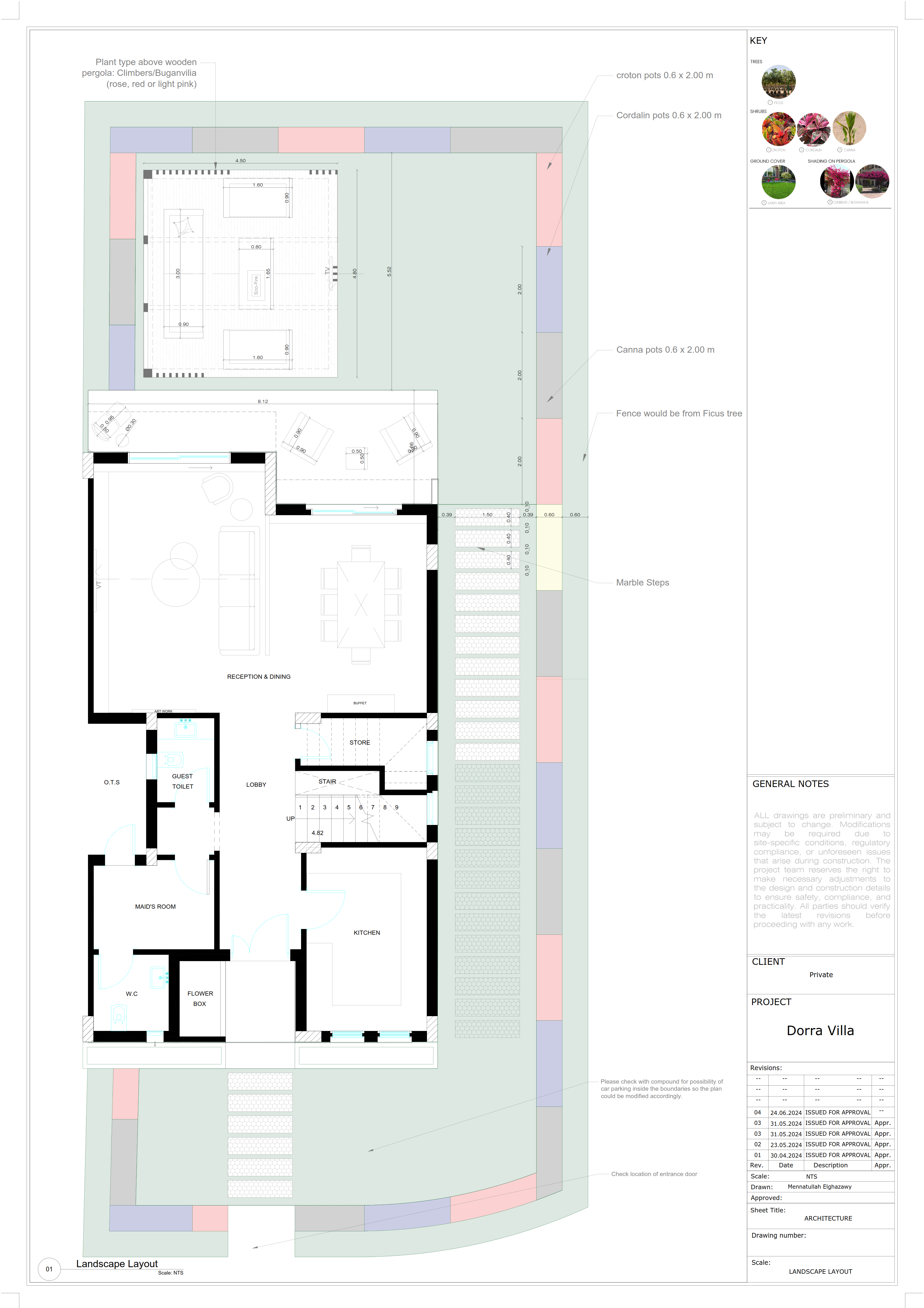 Villa Landscape Proposals and Technical Package-9
