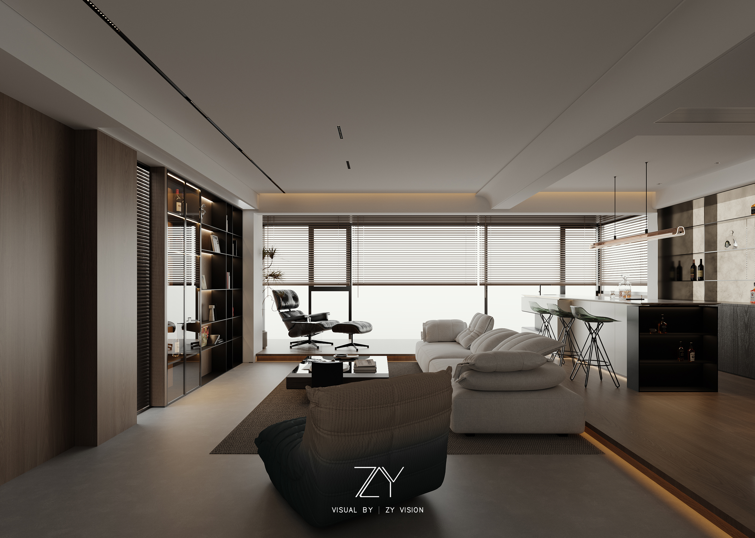 现代公寓效果图-2