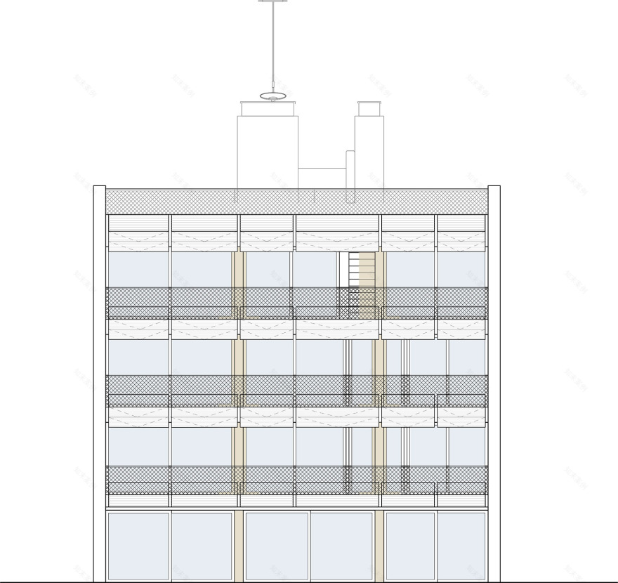 Paral·lel 公寓大楼丨西班牙巴塞罗那丨OHLAB-61