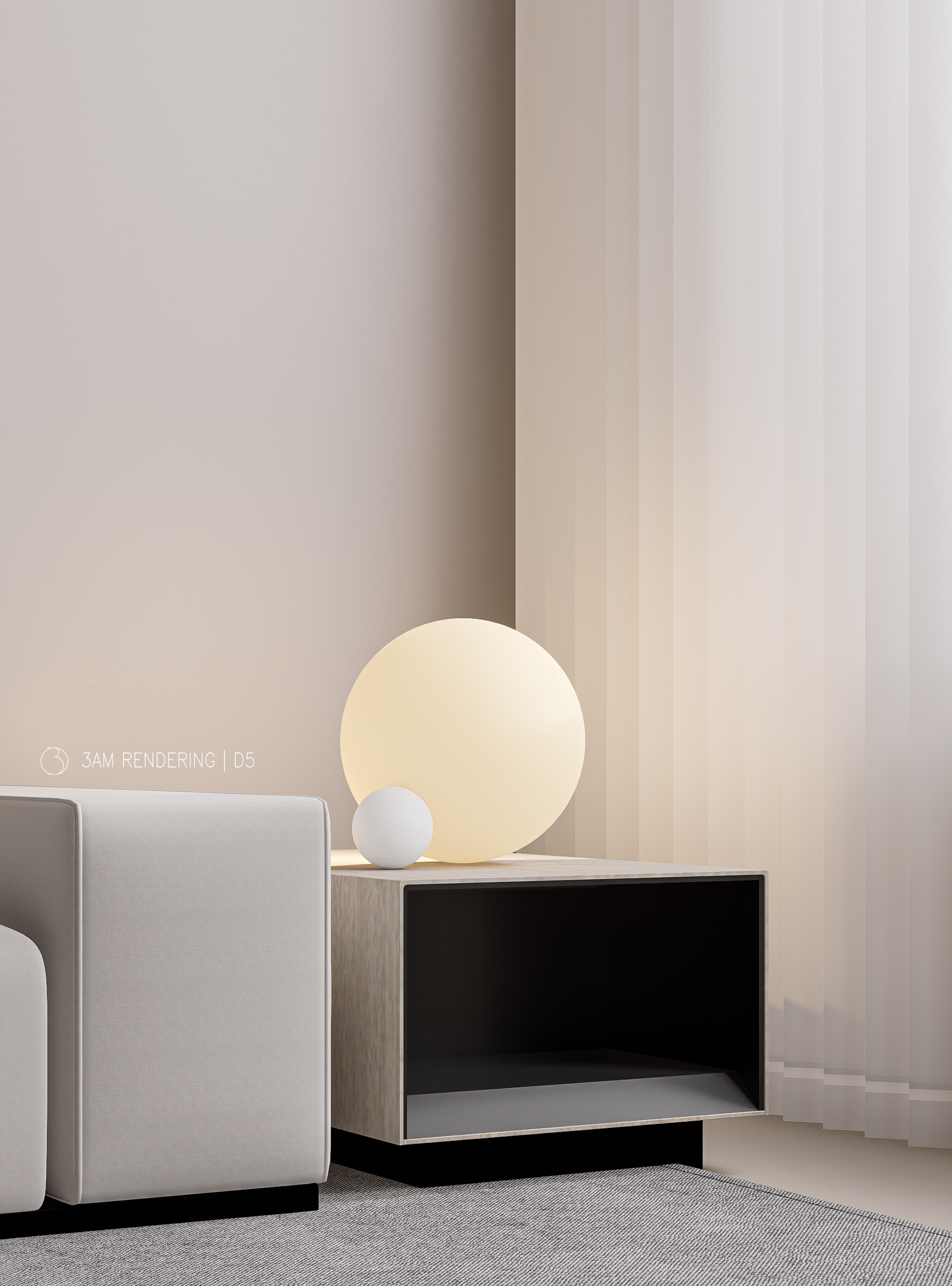 Morden Livingroom D5 Rendering-10