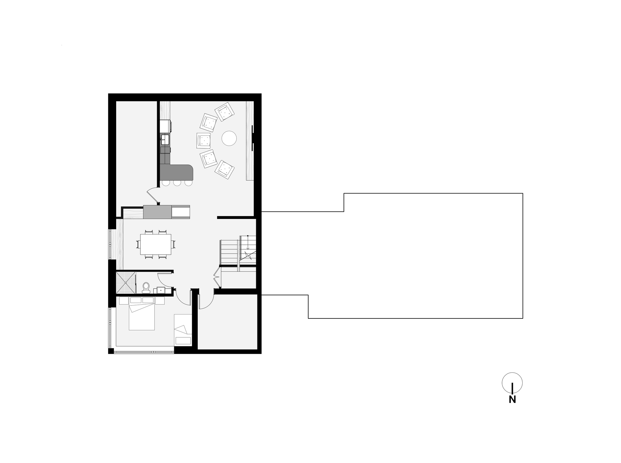 两块岩石屋丨Canada丨Habit Studio-45