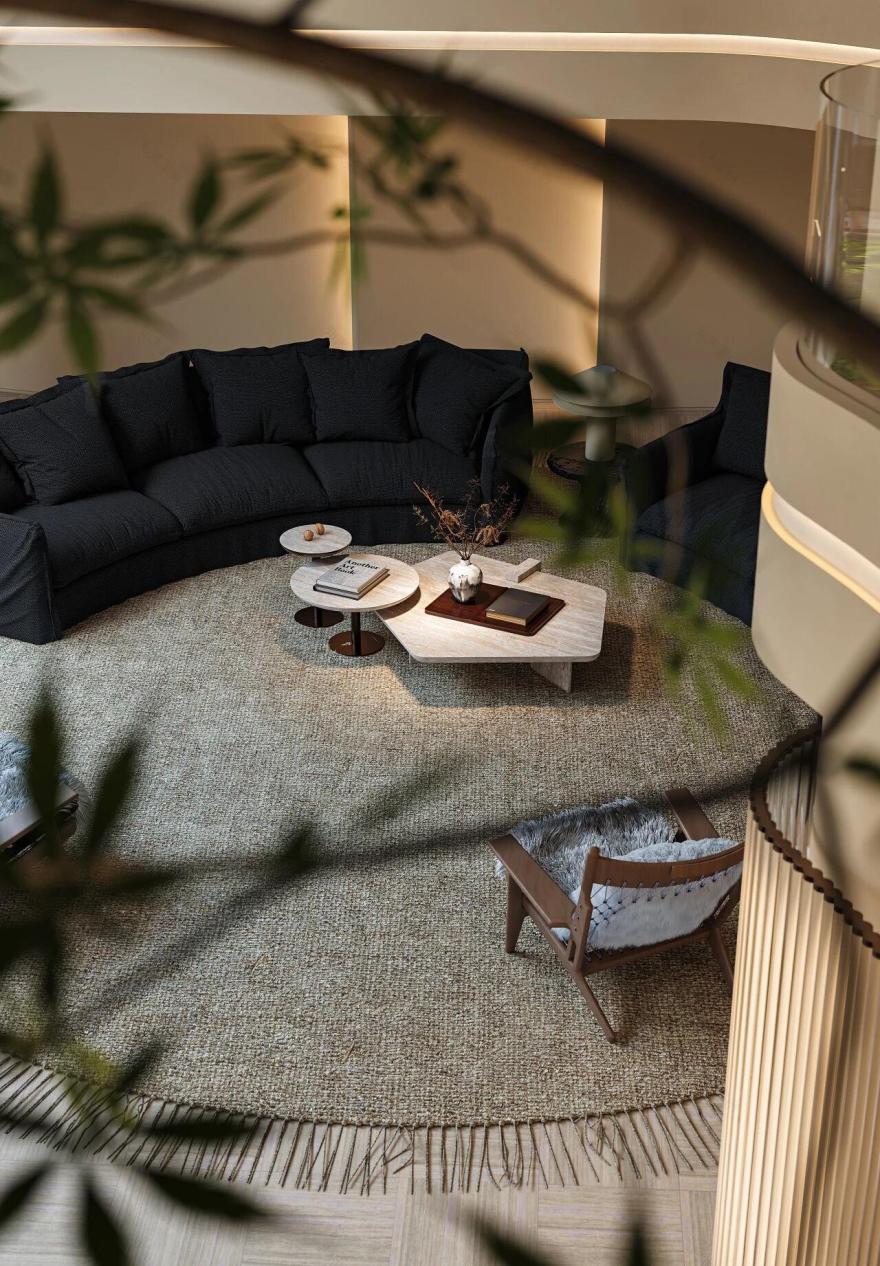 美及设计 · 重庆紫檀庄园1300m²曲境别墅丨中国重庆丨美及空间设计-14