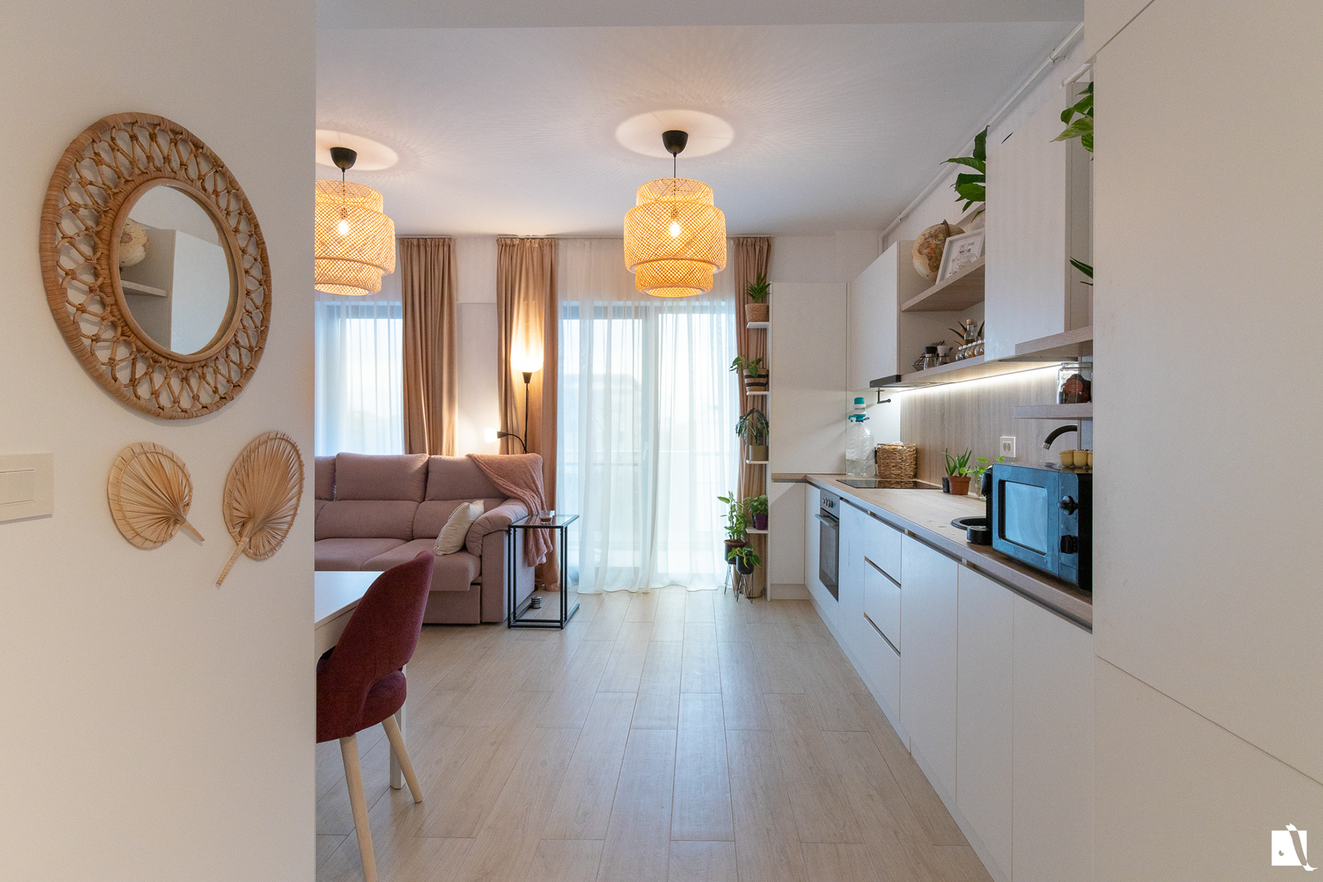 Boho Nook Apartment 室内设计-8