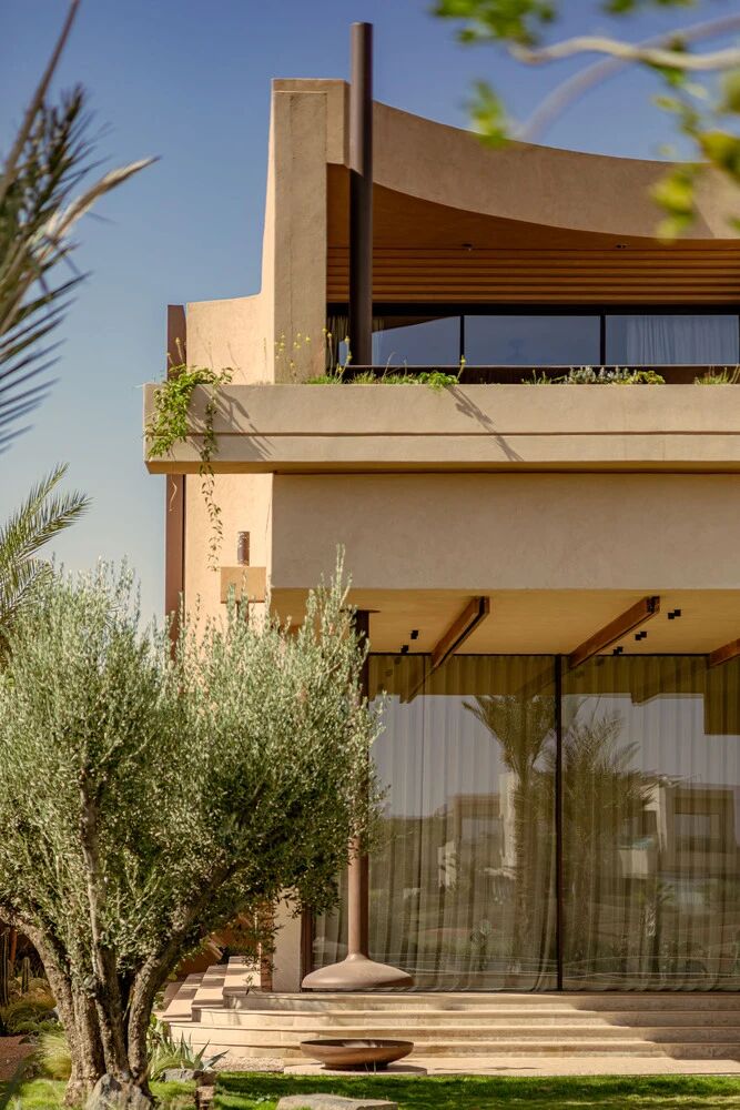 从陶土到光影,一座关于自然与秩序的住宅丨摩洛哥马拉喀什丨Studio BO-4