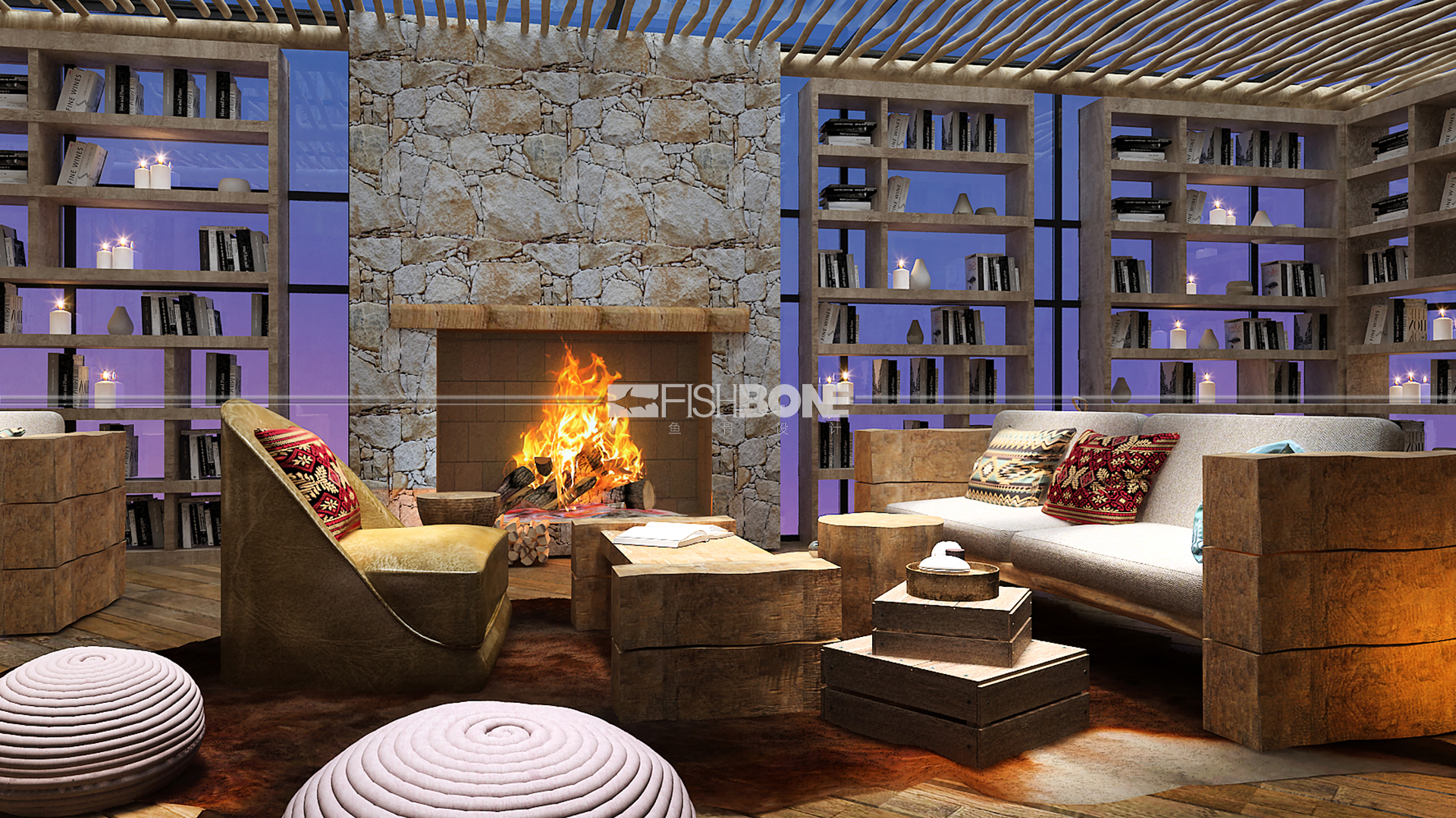 香格里拉云时仕锦酒店丨鱼骨设计-54