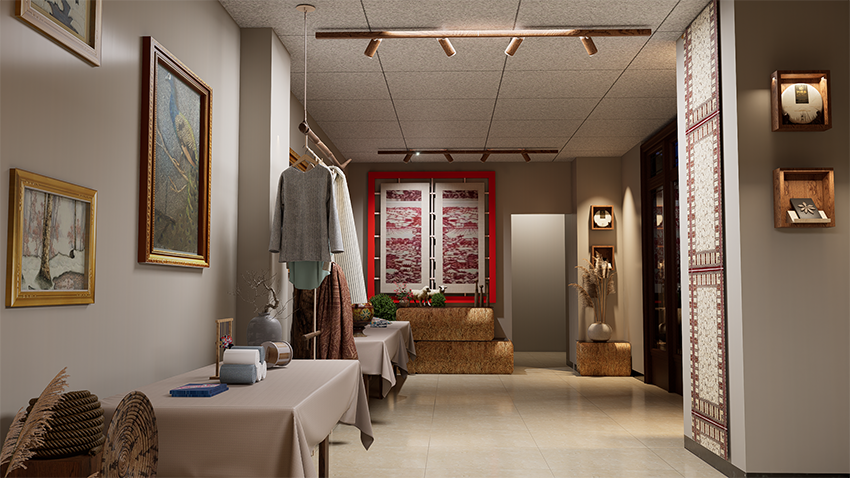 内蒙古那达慕小展厅设计-7