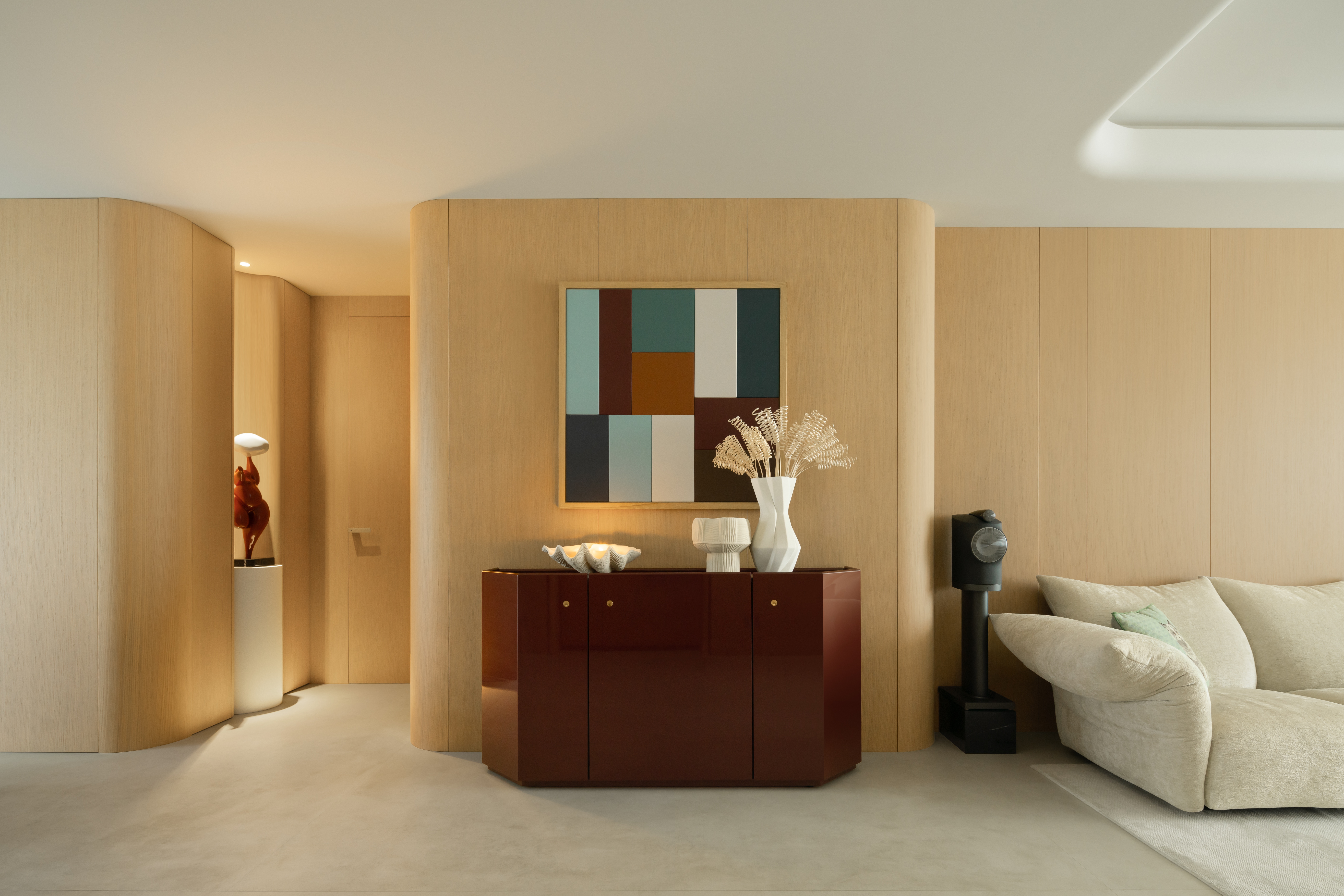 流动的「生活容器」丨中国温州丨柒筑空间设计-1