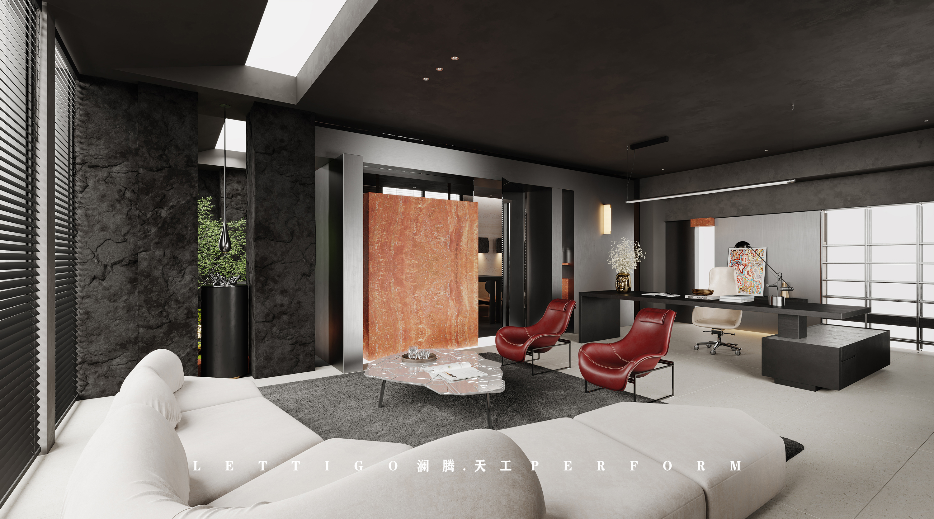 质感高级的现代办公空间-1